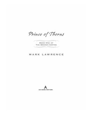 [The Broken Empire 01] • Mark Lawrence